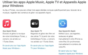 iTunes sur Windows